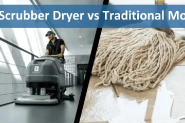 Scrubber Dryer Machine vs Traditional Mopping