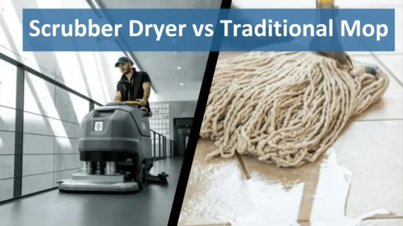 Scrubber Dryer Machine vs Traditional Mopping